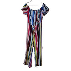 SheIn Jumpsuit XL Tie Front Short Sleeve